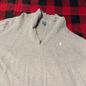 Polo by Ralph Lauren Gray Zip Up Sweater
